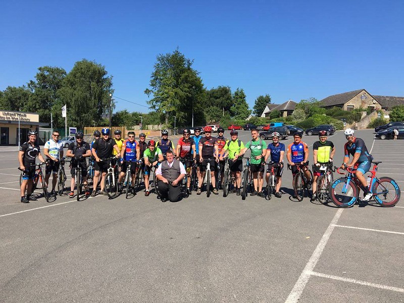 Charity bike ride is a huge success